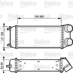 TURBO RADYATÖRÜ PEUGEOT 206 - VALEO