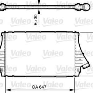 TURBO RADYATÖRÜ SAAB 93 NEW - VALEO