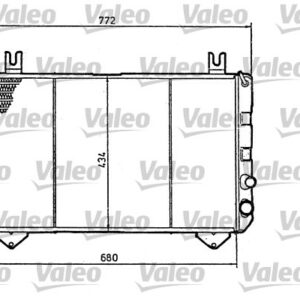 RADYATÖR FORD TRANSIT 2.4 D AC- 78 85 - VALEO