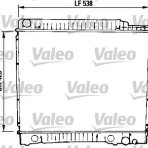 RADYATÖR MERCEDES 200/300 123 300TD AC /- - VALEO