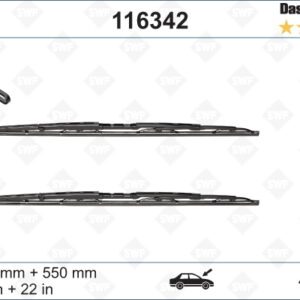 SİLECEK SÜPÜRGESİ ÖN AUDI A4 550 x 550 mm ESKİ TİP - VALEO