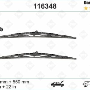 SWF X2 550 550 mm ST YT AUDI A6 03; 97 06; 01 . PORCHE 911. BOXSTER - VALEO