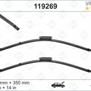 SWF VisioFlex Flat Blade X2 650 340 mm RENAULT Clio 4 10/12 . Clio 4 Break 03/13 - VALEO