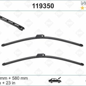 SWF VisioFlex Flat Blade X2 580 550 mm AUDI A4 CABRİO 03; 02 - VALEO