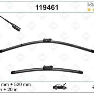 SWF VisioFlex Flat Blade X2 650 520 mm AUDI TT ROADSTER COUPE 10/2014 . TT ROADSTER CABRIOLE - VALEO