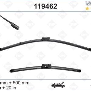 SİLECEK SWF VisioFlex Flat Blade X2 630 500 mm VOLVO S90 V90 XC90 03/2015 PORSCHE TAYCAN 2019 AUDI A6 A7 A8 Q3 Q5 Q8 - VALEO