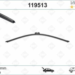 SWF VisioFlex Flat Blade X1 350 mm ARKA VOLVO V70 07 - . XC70 07 - - VALEO