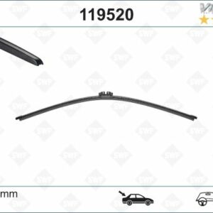 SWF VisioFlex Flat Blade X1 240 mm ARKA RENAULT CLIO 4 - VALEO