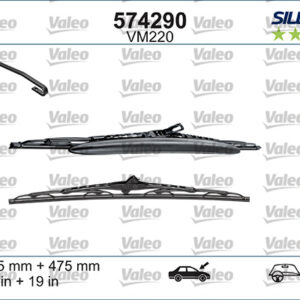 Valeo Silencio VM220 X2 525 475 mm AUDI A3 96 03 - VALEO