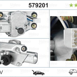 SİLECEK MOTORU ARKA ROVER 25 95-05 - VALEO