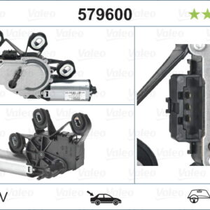 SİLECEK MOTORU ARKA MERCEDES C CLASS S203 - VALEO