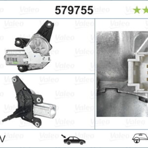 SİLECEK MOTORU ARKA RENAULT MODUS F/JP0 12.2004 - VALEO