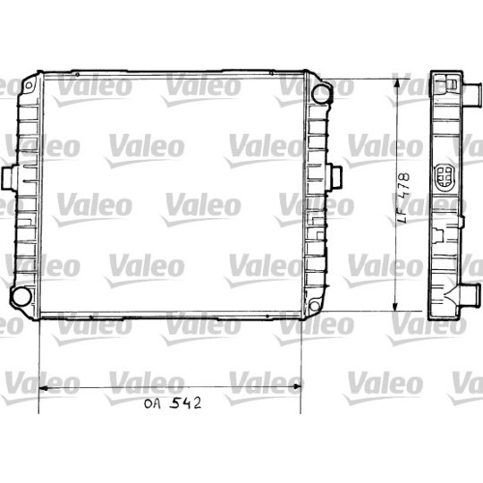 RADYATÖR PETEĞİ IVECO - VALEO