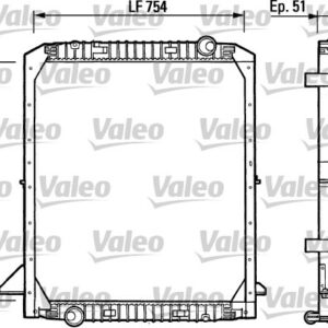 RADYATÖR IVECO EUROTECH / TRAKKER 92 - VALEO