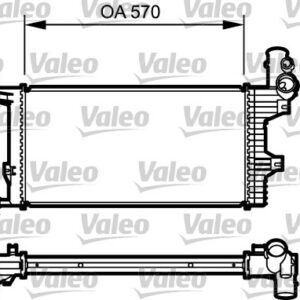 RADYATÖR MERCEDES ATEGO - VALEO