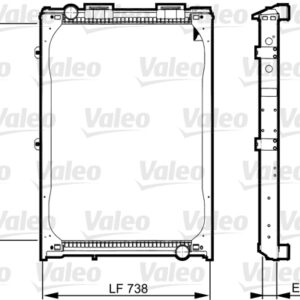 RADYATÖR Man F2000 - VALEO