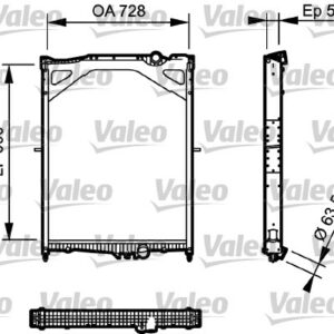 RADYATÖR VOLVO FM FL6B12R - VALEO