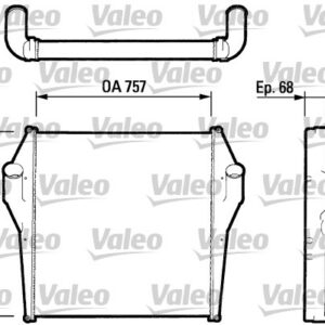 TURBO RADYATÖRÜ RVI AE 380/500 - VALEO