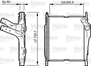 TURBO RADYATÖRÜ MERCEDES - AXOR 2002 - VALEO