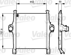 TURBO RADYATÖRÜ IVECO STRALIS F3-B - VALEO