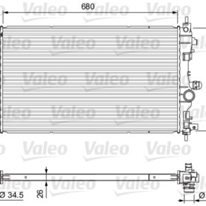RADYATÖR OPEL ZAFIRA TOURER C - VALEO