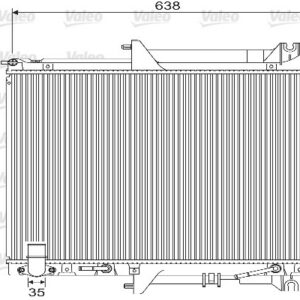 RADYATÖR MITSUBISHI L200 TRITON 2.5 DI - VALEO