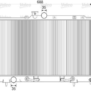 RADYATÖR MITSUBISHI LANCER 1.3- KOMBI 1.6 - VALEO