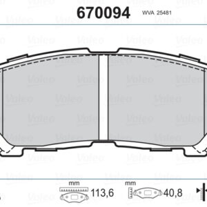 ARKA BALATA TOYOTA HIGHLANDER 13 - VALEO