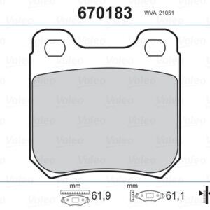 ARKA BALATA VECTRA B 95-00 OMEGA A 86-94 - VALEO