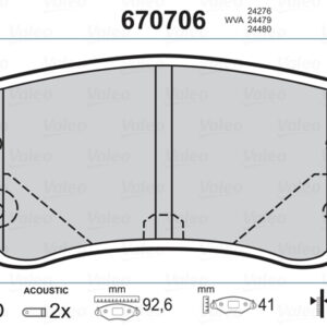 ARKA BALATA HYUNDAI İ10-1.0 1.1-1.2 08 11 KIA PICANTO 1.0-1-1 08 - VALEO