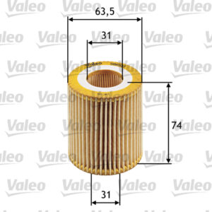 YAĞ FİLTRESİ OPEL ZAFIRA B 1.9 CDTI-ASTRA H-VECTRA C - VALEO