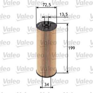 YAĞ FİLTRESİ AUDI ALLROADI 2.5 V6-A6 2.5 V6 - VALEO