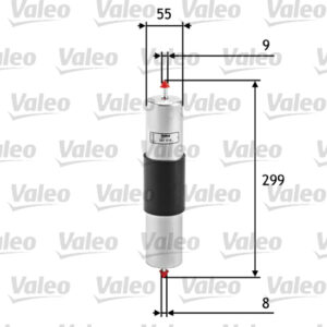 YAKIT FİLTRESİ BENZİN BMW 3 COMPACT 316I / 3 316I - VALEO