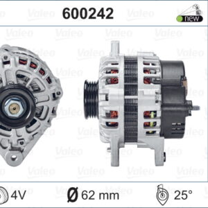 ALTERNATÖR HYUNDAI ACCENT 1.5/1.6 00-02-COUPE ELANTRA-GETZ-MATRIX-KIA CERATO - VALEO