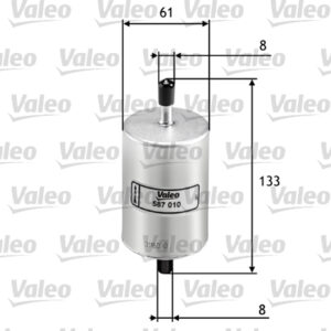 YAKIT FİLTRESİ BENZİN RENAULT TWINGO I 1.2 - VALEO