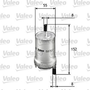 YAKIT FİLTRESİ BENZİN VOLKSWAGEN POLO IV 1.2 12V-1.4 16V - VALEO