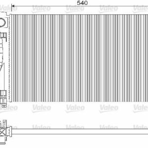 RADYATÖR OPEL CORSA D 1.2 1.4 - VALEO