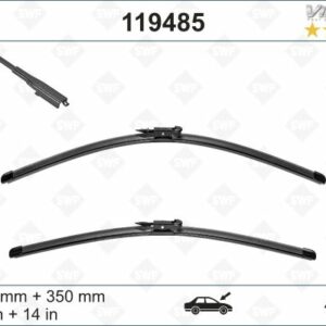 SWF VisioFlex Flat Blade X2 580 350 mm NISSAN JUKE 10/17 - VALEO