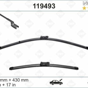 SWF VisioFlex Flat Blade X2 650 430 mm PEUGEOT 508 II 09/18 - VALEO