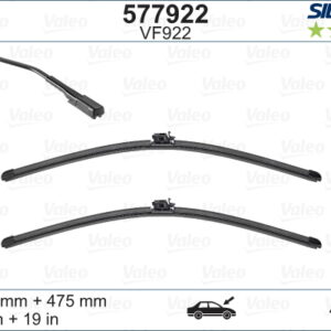 SILECEK SUPURGESI TAKIMI 600mm / 475mm MERCEDES W176 W177 C117 X117 C118 X118 X156 - VALEO