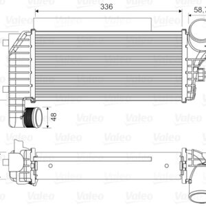 TURBO RADYATÖRÜ C-MAX II-TRANSIT CONNECT-FOCU-GRAND C-MAX - VALEO