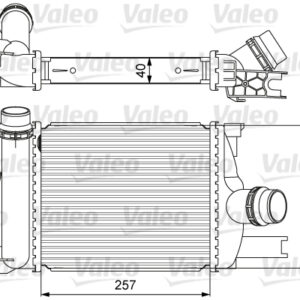 TURBO RADYATÖRÜ DACIA DOKKER-LOGAN-SANDERO CLIO - VALEO