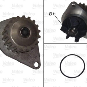 SU POMPASI CITROEN C2/C3/C4 1.4 16V PEUGEOT 206/207/307/1007 1.4 16V - VALEO