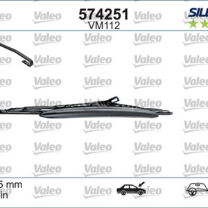 Valeo Silencio VM112 X1 475 mm VW POLO III ST - VALEO