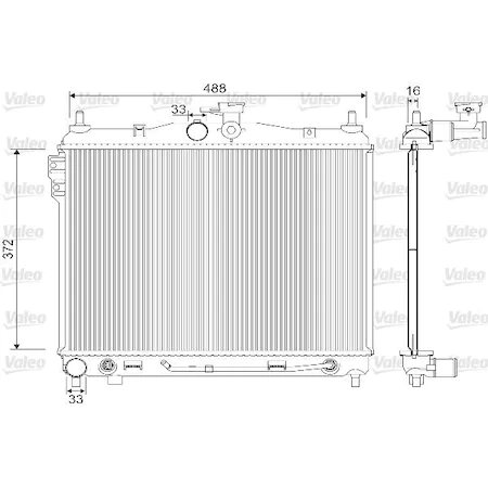 RADYATÖR HYUNDAI GETZ 1.5 I - VALEO