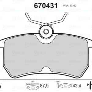 ARKA BALATA FOCUS 98-04 FIESTA 05 - VALEO