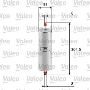 YAKIT FİLTRESİ BENZİN BMW 3 COMPACT 316I - VALEO