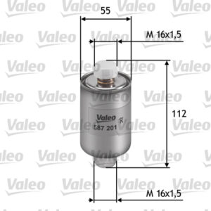 YAKIT FİLTRESİ BENZİN ROVER 200 214 1.4 GSI.SI - VALEO