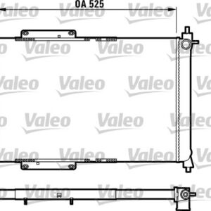 RADYATÖR KLİMALI ROVER 200 14-16 1.8 95-00 CABRIOLET 1.6 96-99 COUPE 1.6 1.8 96-99 231816 - VALEO