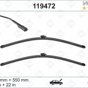 SILECEK SUPURGESI TAKIMI 550mm / 550mm MERCEDES W246 W205 S205 C205 A205 N293 X253 C253 SWF - VALEO